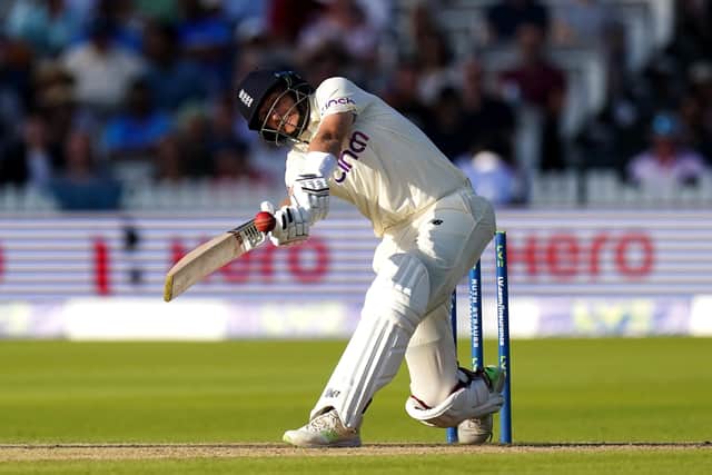 England's Joe Root in action during day three against India (Picture: PA)