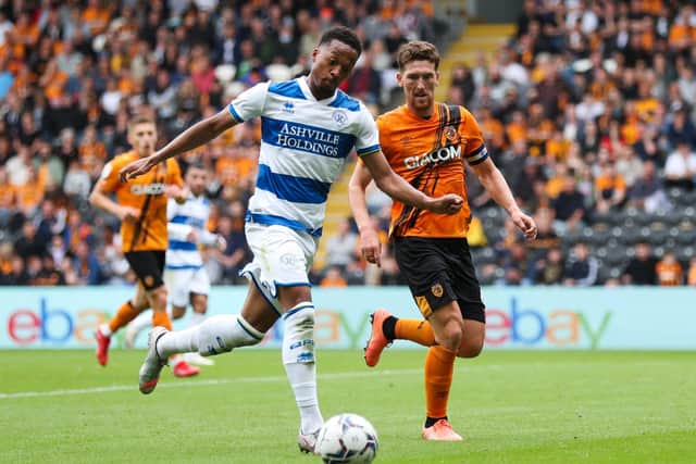 Hull's Callum Elder keeps pace with QPR's Chris Willock (Picture: PA)