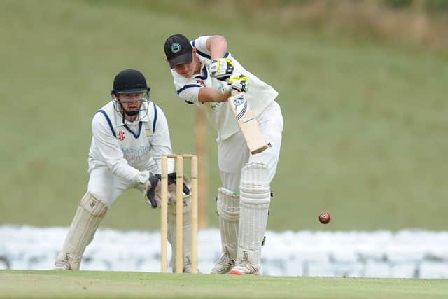 Burley in Wharfedale opener Matthew Hastings who scored 40 against Rawdon in the Aire-Wharfe league. Picture: Steve Riding