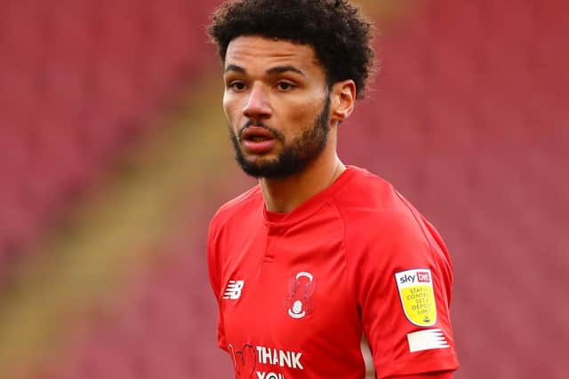 MATCHWINNER: Lee Angol scored a stoppage-time penalty for Bradford City. Picture: Getty Images.