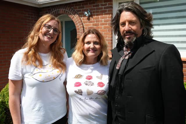 Laurence Llewelyn-Bowen in Swansea for the new series of Changing Rooms. Picture: Channel 4/PA
