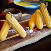 Churros with a choice of dips. (Dave Lee).