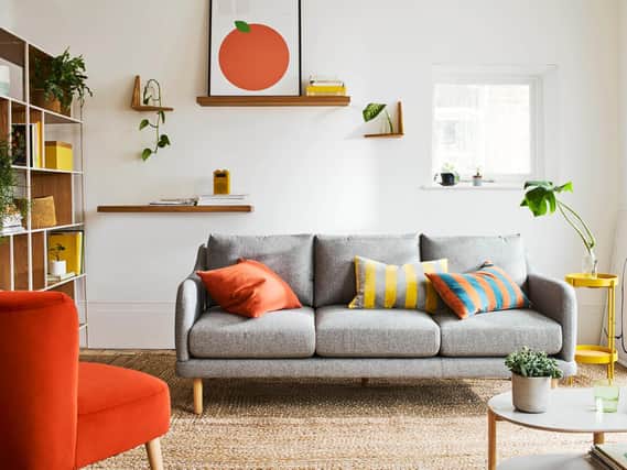 Looks are important when selling a home. This, featuring furniture and accessories from John Lewis is stylish
