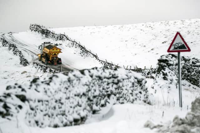 Gritting in the Yorkshire Dales