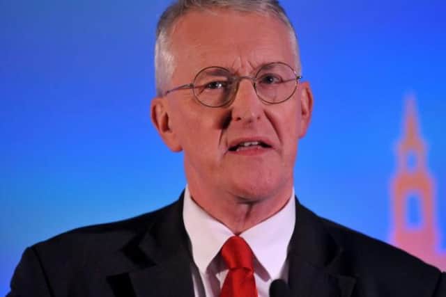 Labour’s Hillary Benn spoke out in support of military action in the Middle East in 2001 after the then Prime Minister Tony Blair announced that British troops would be deployed