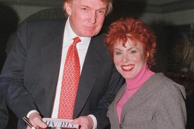 Ruby Wax says her interview with Donald Trump was a "car crash". Picture: BBC/PA