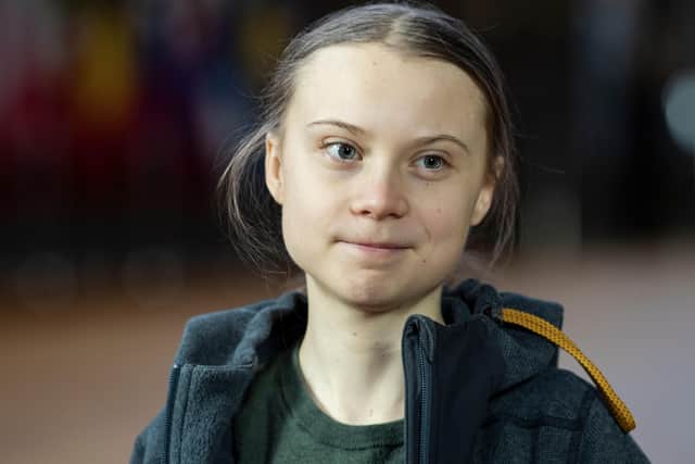 Teenage climate change activist Greta Thunberg.