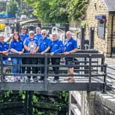 Tuel Lane Lock keepers who have won the Lock Keeper of the Year Award. Picture Tony Johnson