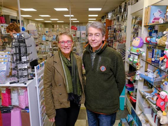 Defiant business owners Alasdair, 54, and wife Lydia Walker-Cox, 50
