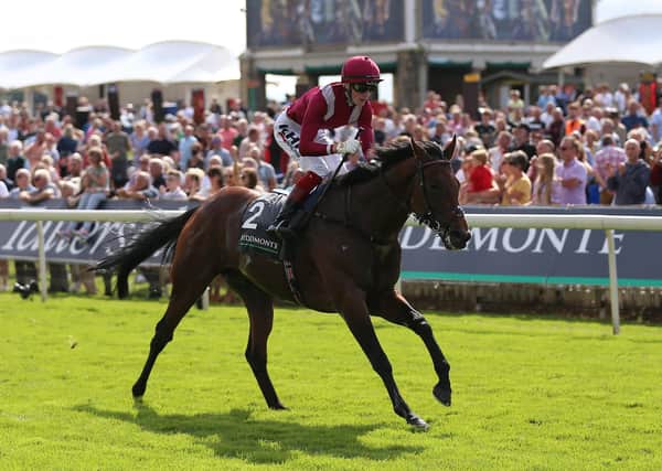 Mishriff and David Egan wins the Juddmonte International Stakes during Juddmonte International day of the Welcome to Yorkshire Ebor Festival 2021 at York racecourse. (Picture: Nigel French/PA Wire)