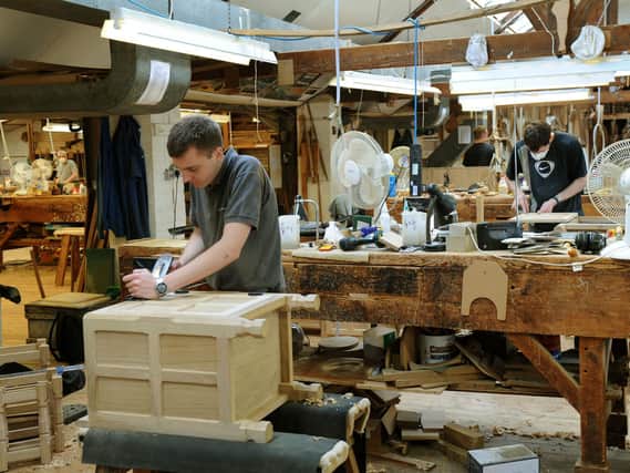 The Robert Thompson Craftsmen Ltd workshop in Kilburn