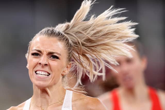 Alexandra Bell competes in the Women's 800m Semi-Final in Tokyo. (Picture Patrick Smith/Getty Images)