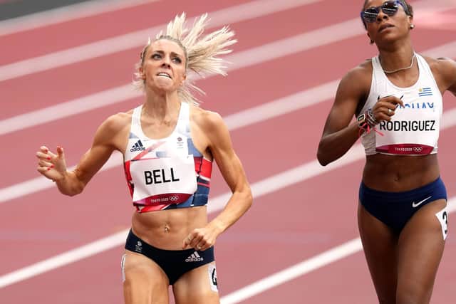 Great Britain's Alexandra Bell  in the Women's 800m heats during the athletics at the Olympic Stadium (Picture: PA)
