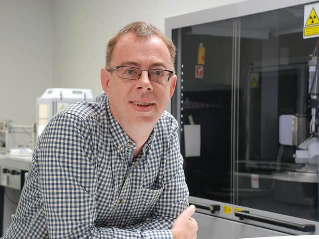 Professor Craig Rice, of the University of Huddersfield's Department of Chemical Sciences