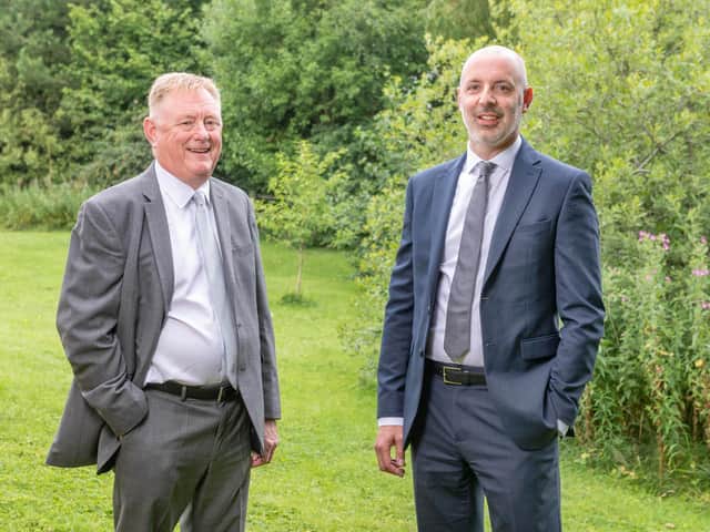 Richard Powell, left, and Mark Manning, right have merged to create a Northern powerhouse estate agency
