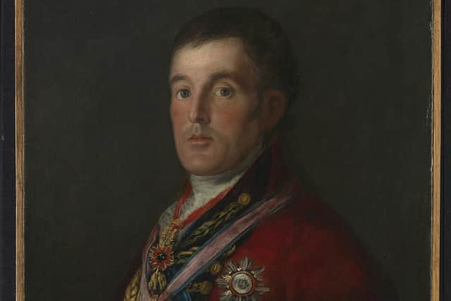 Francisco Goya's portrait of the Duke of Wellington.