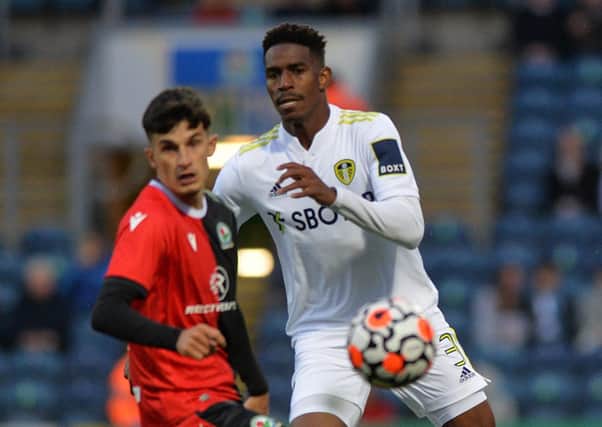 Leeds United's summer signing Junior Firpo. Picture: Jonathan Gawthorpe