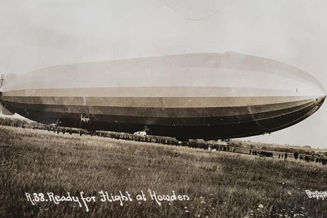 Airship R.38/ZR-2 ready for flight at Howden. Image copyright of D.Howlett.