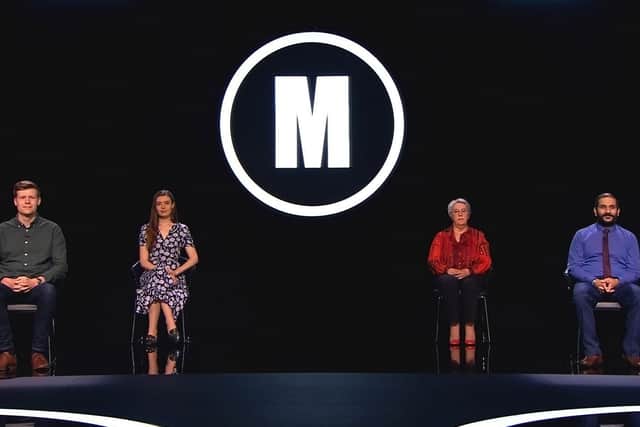 Contestants on the new series of Mastermind.
