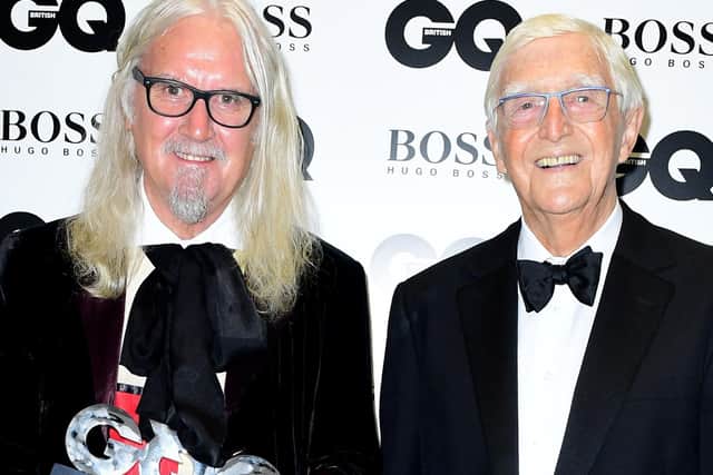 Two sirs - Billy Connolly and Parky, seen here in 2016. (PA).
