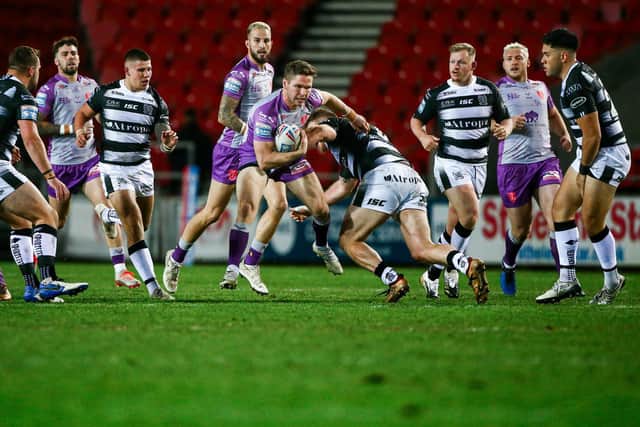 LONG AWAITED: Hull FC and Hull KR last met in October 2020 with tomorrow's derby clash their first meeting this season. Picture: Alex Whitehead/SWpix.com