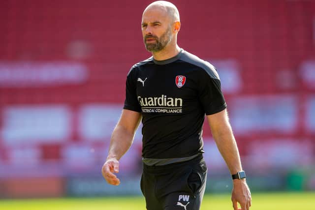 Rotherham manager Paul Warne.    Picture: Bruce Rollinson