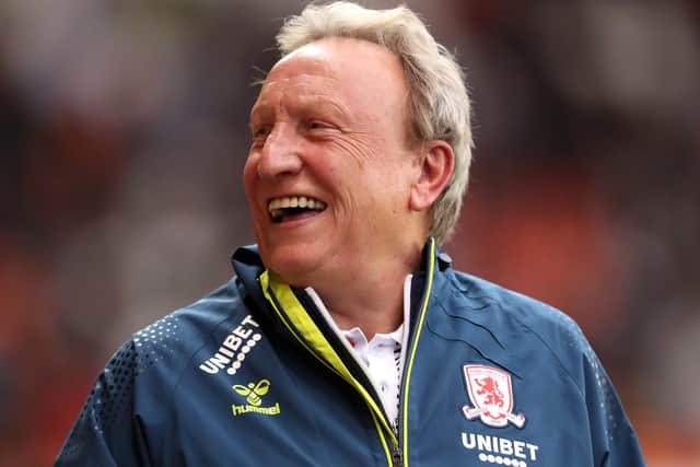 HUNCH: Middlesbrough manager Neil Warnock
