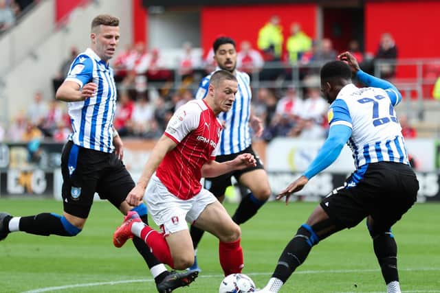 Action from Rotherham United v Sheffield Wednesday. Pictures: PA Wire