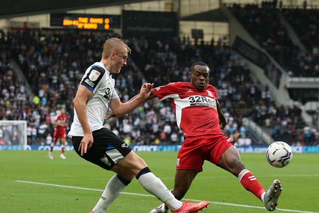 STALEMATE: Derby County 0-0 Middlesbrough. Picture: PA Wire.