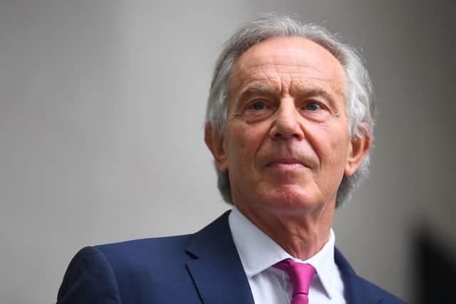 File photo dated 06/06/21 of former prime minister Tony Blair, who sent UK troops into Afghanistan 20 years ago, and who has now said Britain has a "moral obligation" to stay until "all those who need to be are evacuated".