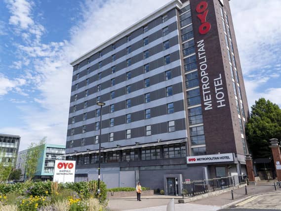 Sheffield Metropolitan Hotel where a five-year-old boy died on Wednesday