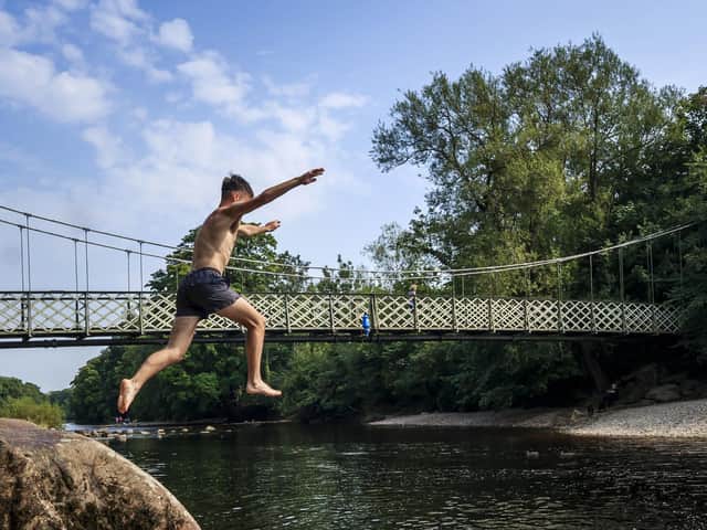 Swimmers at the River Wharfe in Ilkley are risking their health due to high levels of dangerous bacteria from faecal matter present in the water