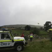 Two air ambulances landed at the scene