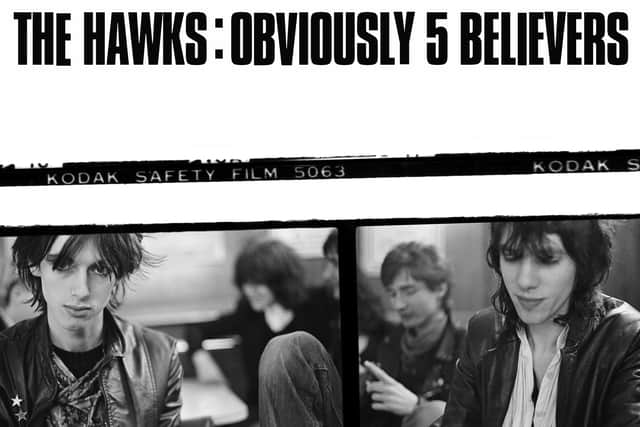 Cover of Obviously 5 Believers by The Hawks, which has been released 40 years after the band split up.
