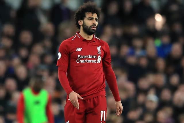 QUARATINE ISSUES: Liverpool's Mohamed Salah has been prevented from joining Egypt's training camp by his club. Picture: PA Wire.