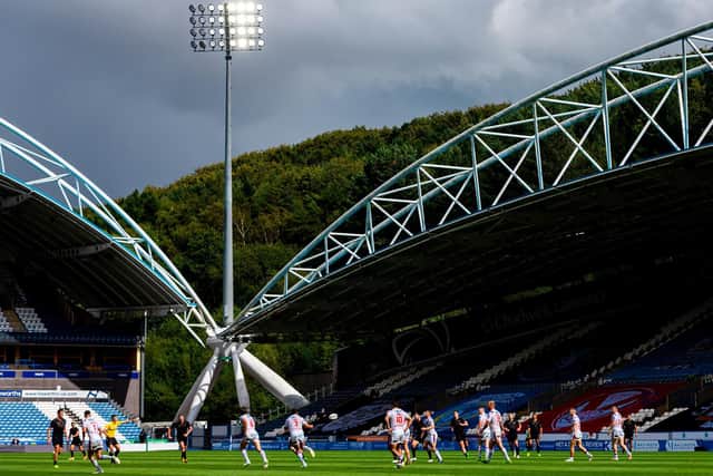 FINED: Huddersfield Giants have been issued with a fine by the RFL. Picture:  Alex Whitehead/SWpix.com