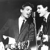 Phil, left, and Don Everly on stage in 1964.