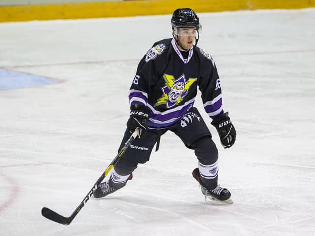 BEST OF BOTH WORLDS: Defenceman Ben Solder is looking forward to splitting his time between Leeds Knights and parent club, Manchester Storm. Picture courtesy of Mark Ferriss/EIHL.