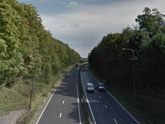 The man was clocked at 135mph on the A63 at North Ferriby, police said