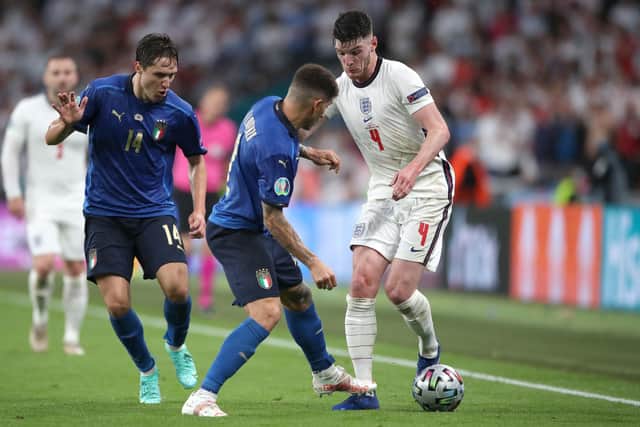 'UNSETTLED' - West Ham United and England's Declan Rice, right. Picture: Nick Potts/PA