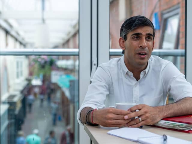 Chancellor Rishi Sunak pictured in North Yorkshire in June 2020. Picture: James Hardisty