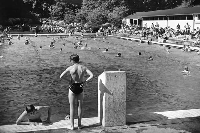 Roundhay Pool in 1953.