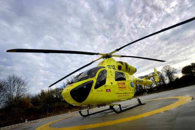 Yorkshire Air Ambulance needs £12,000  a day to remain operational.