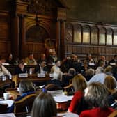 Sheffield councillors meet in the council chambers