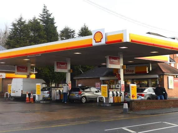 Shell petrol station. (Pic credit: Diane Allen)