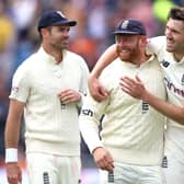 England's Jonny Bairstow celebrates catching out India's KL Rahul off the bowling og Craig Overton at Headingley. Picture:  Nigel French/PA Wire.