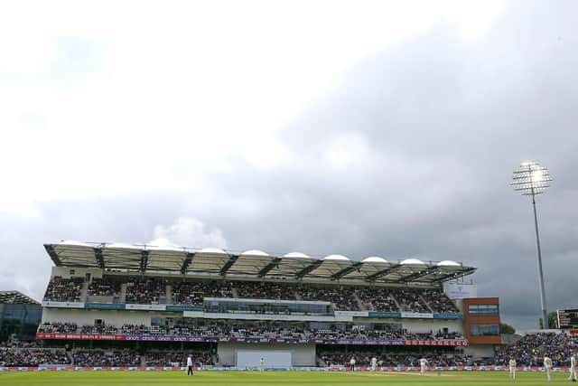 General view of the ground during day three of the cinch Third Test match at the Emerald Headingley, Leeds. (Picture:: Nigel French/PA Wire)