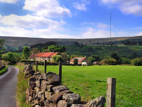 The Bilsdale mast in the North York Moors