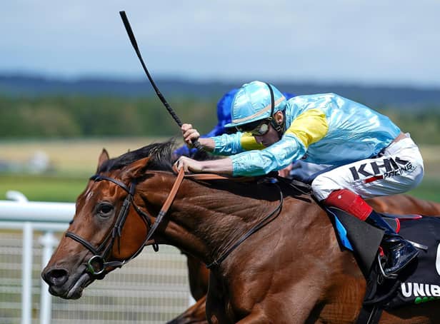 ON COURSE: Nagano's trainer, Roger Varian, is confident the horse will be see out the mile and three-quarters of the tote March Stakes at Goodwood todmorrow. Picture: Getty Images.