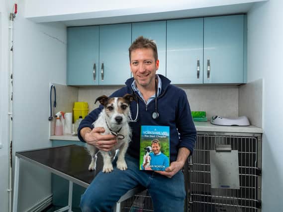 The Yorkshire Vet was faced with a library book dilemma at his Harrogate signing
